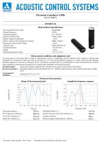 S1905 – longitudinal wave DPC transducer 25 KHz