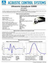 Ultrasonic transducer S3850