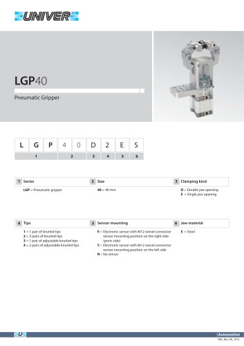 LGP40_ Pneumatic Grippers