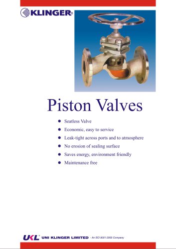Piston Valves