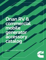 Onan RV & commercial mobile generator accessory catalog
