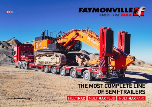 Faymonville MultiMAX - The most complete line of semi-trailers
