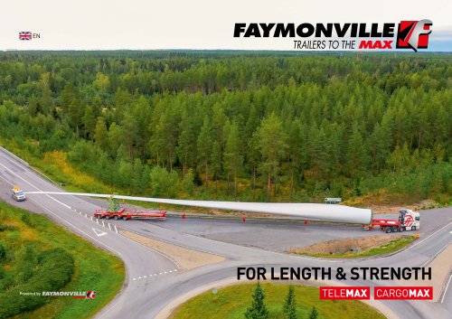 Faymonville TeleMAX & CargoMAX - For length & strength