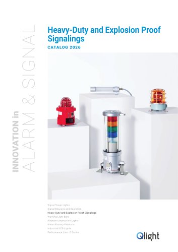 Heavy-Duty and Explosion Proof Signalings