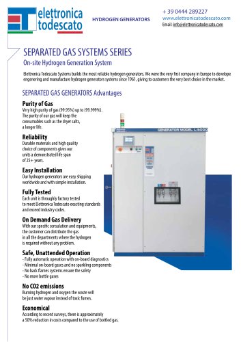 SEPARATED GAS SYSTEMS SERIES