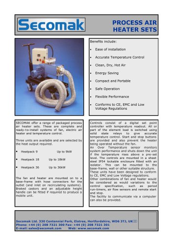 process air heater