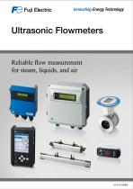 Ultrasonic flow meters for liquids, steam and air