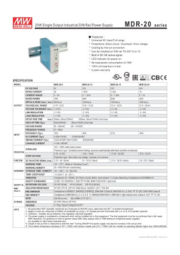 MDR-20 series