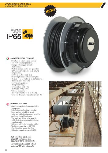 CABLE REEL SERIE 1800