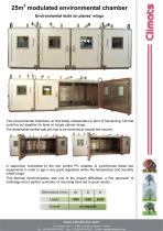 25m3  modulated environmental chamber
