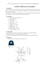 Closed-loop Hall effect current sensor 5 A, ø35 | SCB12-5A