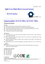 SCY13C-750A split core current sensor for automotive applications