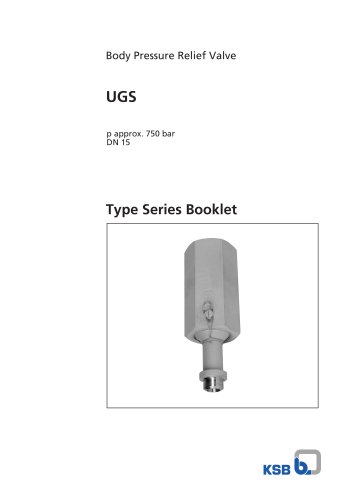 UGS Type Series Booklet