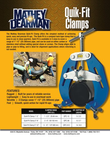 Quik-Fit Clamps