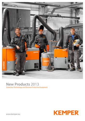 New Products  2013 Extraction Technology and Personal Protective Equipment