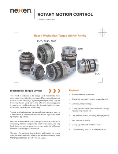 Torque Limiter Catalog