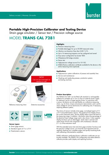 Data Sheet Model 7281