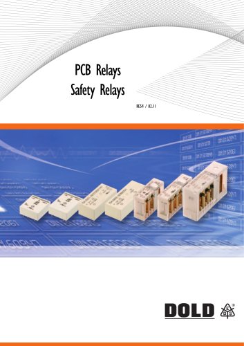  Catalog PCB relays safety relays