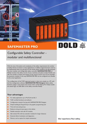 Flyer SAFEMASTER PRO