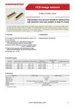 CCD image sensors S14651/S14661 series