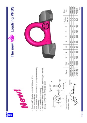 New Lifting Point weldable VRBS