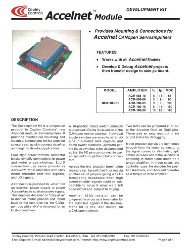 Accelnet Module Development Kit 