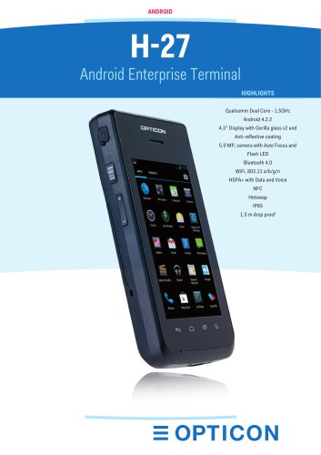 H-27 Android Enterprise Terminal