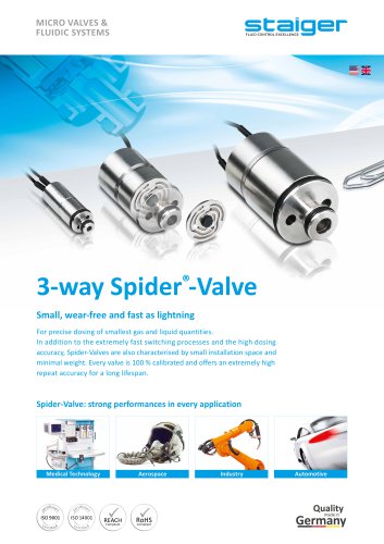 3-way Spider-Valve on/off