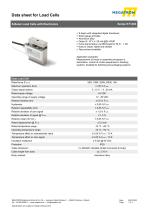 Data sheet S-beam force sensor KT1403