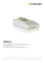 PullTester 25 Datasheet