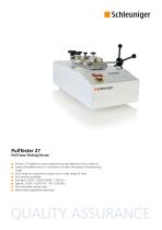 PullTester 27 Datasheet