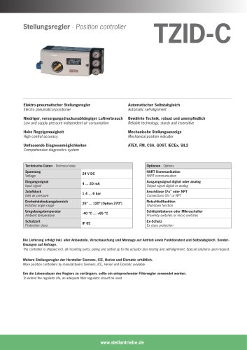 Positioner TZID-C