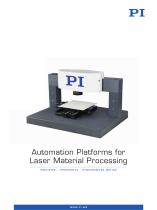 Automation Platforms for Laser Material Processing