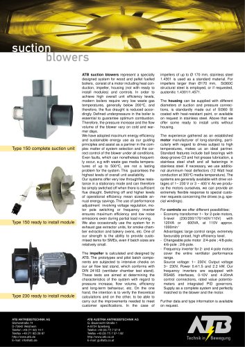 Suction blowers