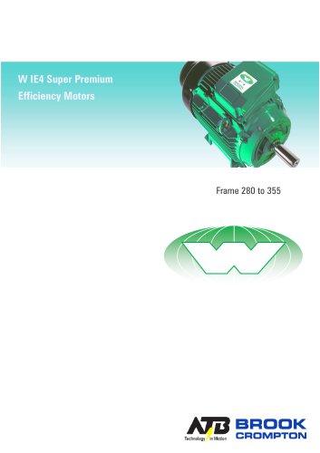 W IE4 Super Premium Efficiency Motors