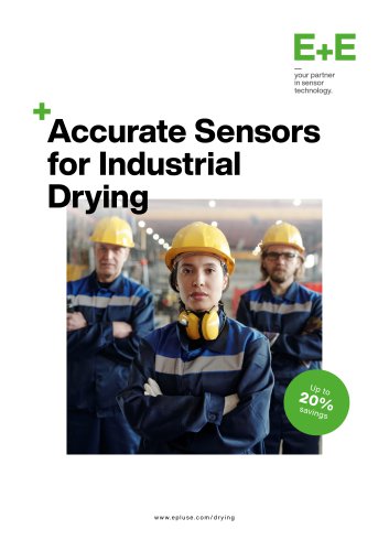 Accurate Sensors for Industrial Drying