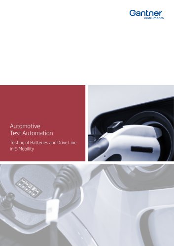 Automotive E-drive Testing