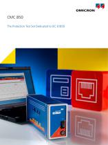 CMC 850 - The Protection Test Set Dedicated to IEC 61850