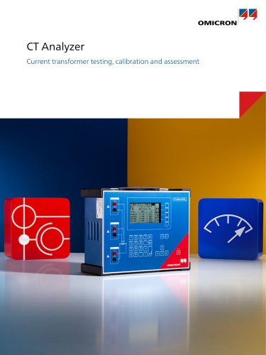 CT Analyzer - Current transformer testing, calibration and assessment