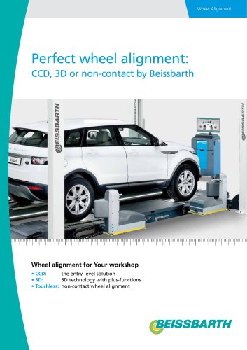 Perfect wheel alignment: CCD, 3D or non-contact by Beissbarth