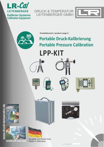 LR-Cal Portable Pressure Calibration Kits - Calibrators and Test Pumps