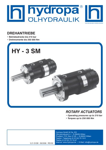 Data sheet HY-3.SM