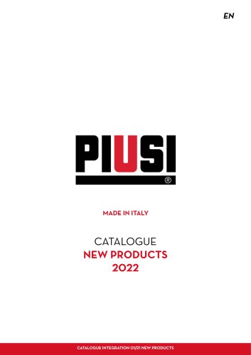 CATALOGUE NEW PRODUCTS 2022-EN