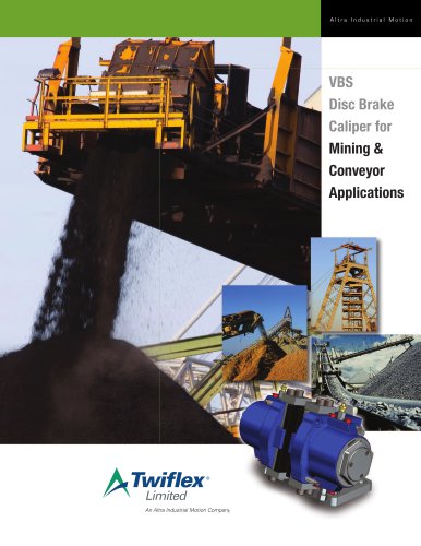 VBS Disc Brake Caliper for Mining & Conveyor Applications