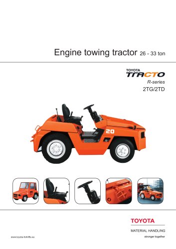 2TD and 2TG engine powered towing tractors