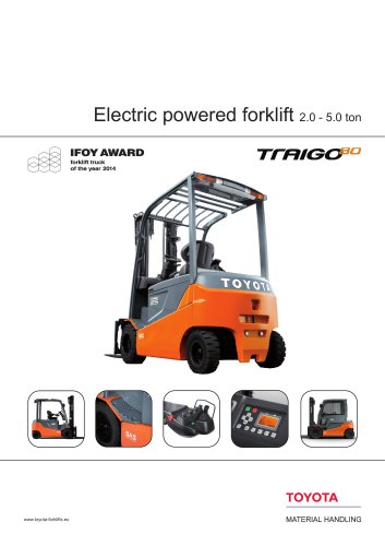Traigo 80 - Electric powered forklift 2.0 - 5.0 ton
