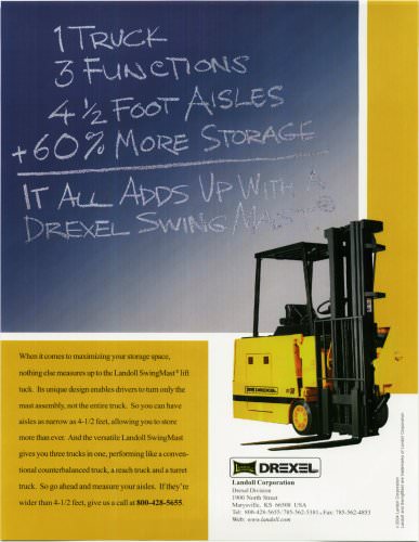 It All Adds Up - VNA Forklifts Save Money