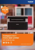 Compact 3-in-1 mono laser printer