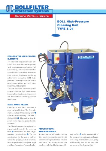 Cleaning Devices Type 5.04 