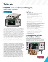 DAQ6510 Data Acquisition and Logging, Multimeter System
